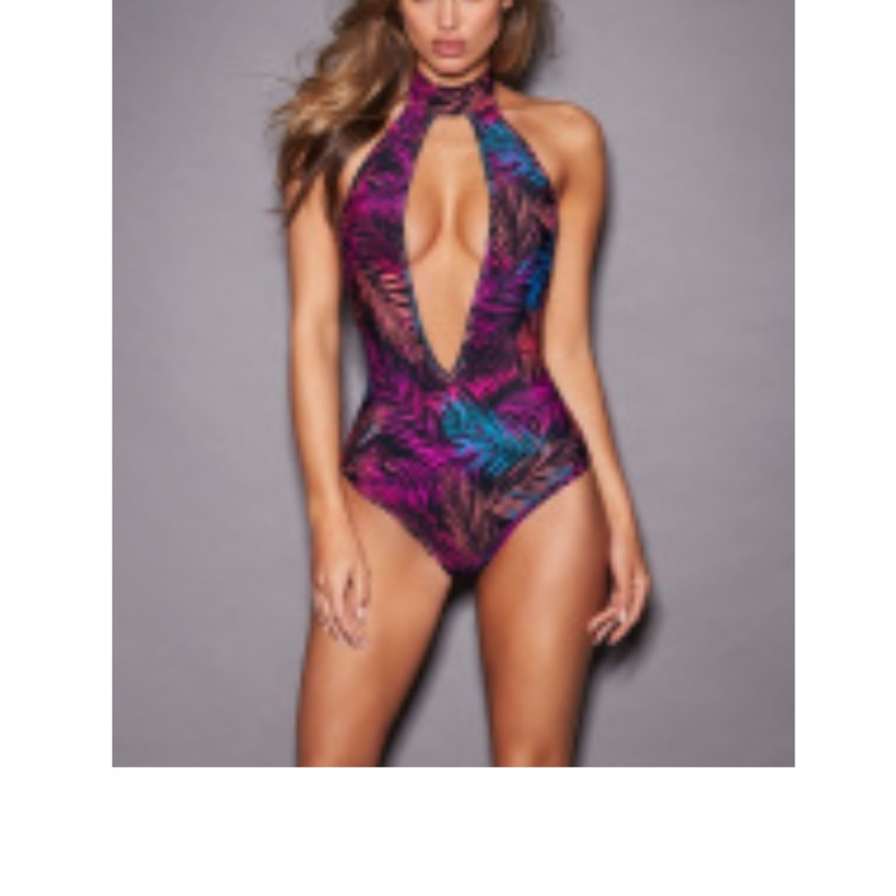 Fredericks tropical one piece bathing suit